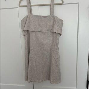 NWT Banana Republic Tan Linen Blend Dress